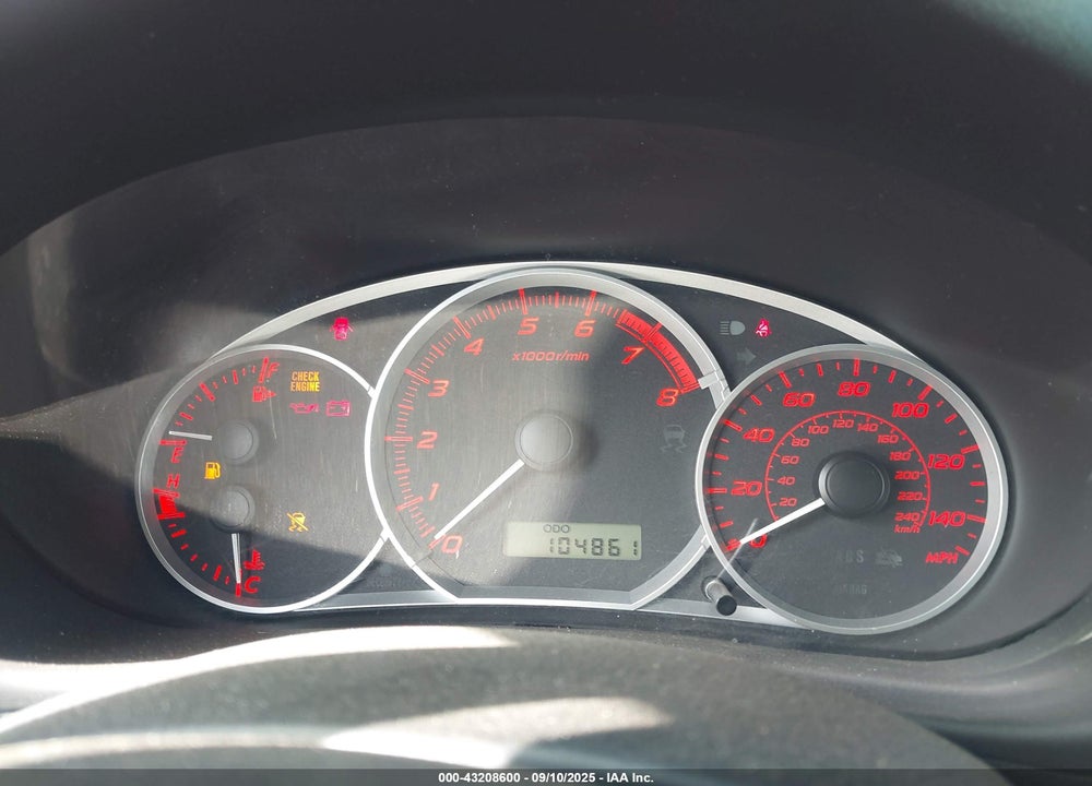 2011 SUBARU IMPREZA WRX PREMIUM VIN: JF1GV7F67BG525710