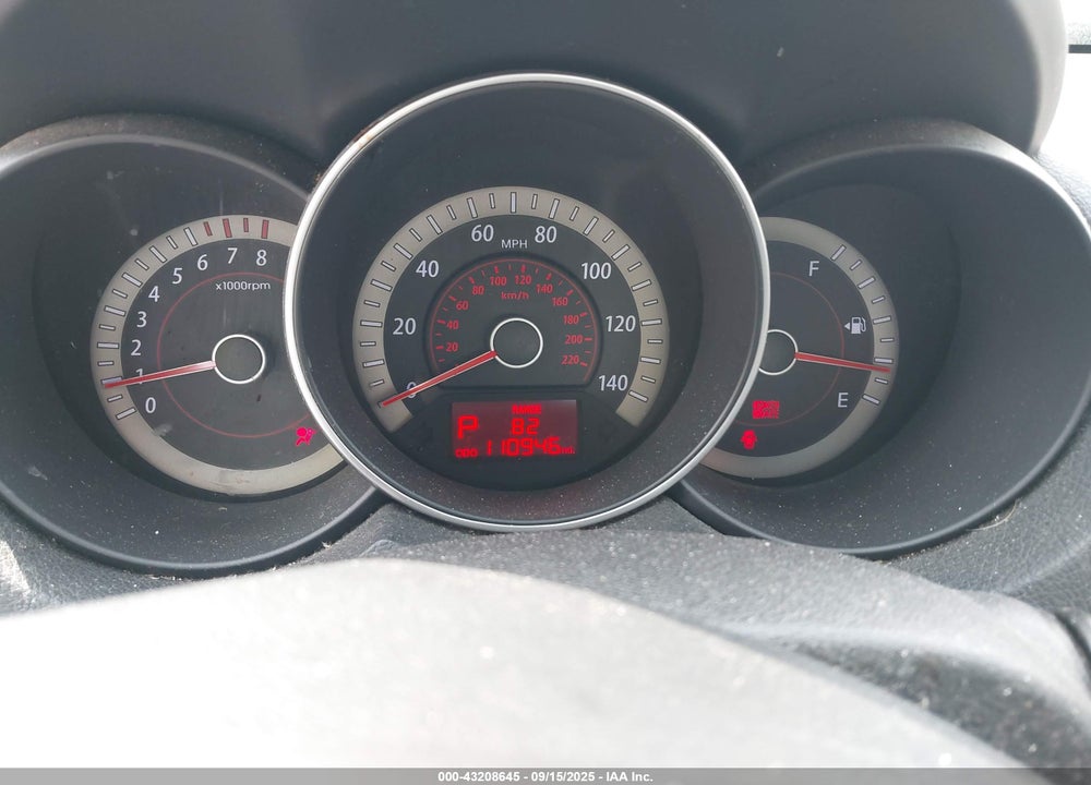 2012 KIA FORTE EX VIN: KNAFU4A26C5508919