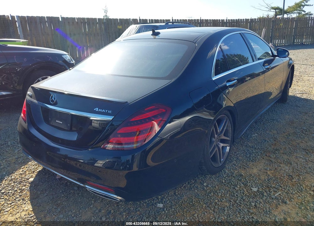 2019 MERCEDES-BENZ S CLASS VIN: WDDUG8GB4KA458761