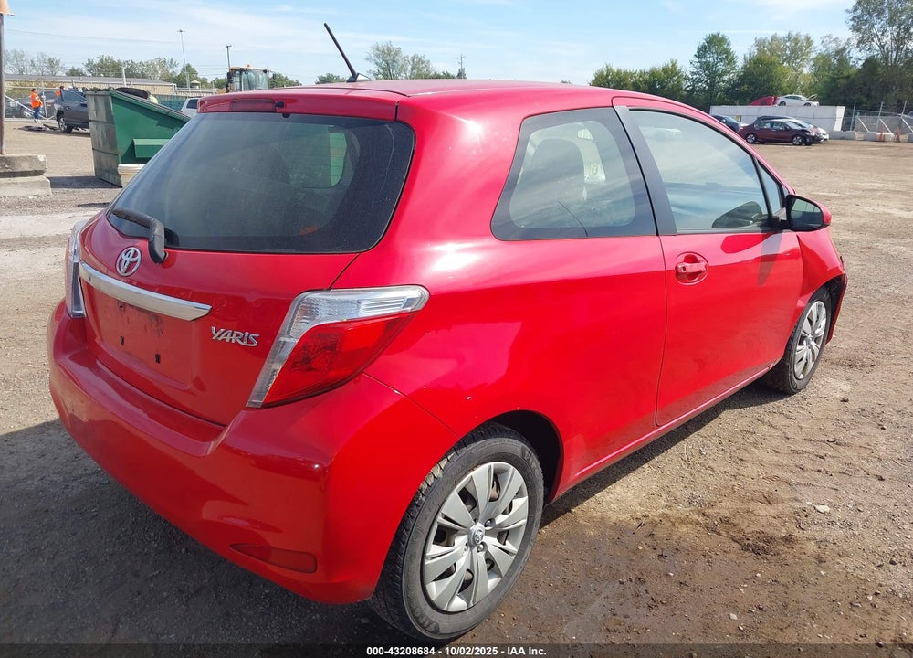 2012 TOYOTA YARIS L VIN: JTDJTUD37CD515873