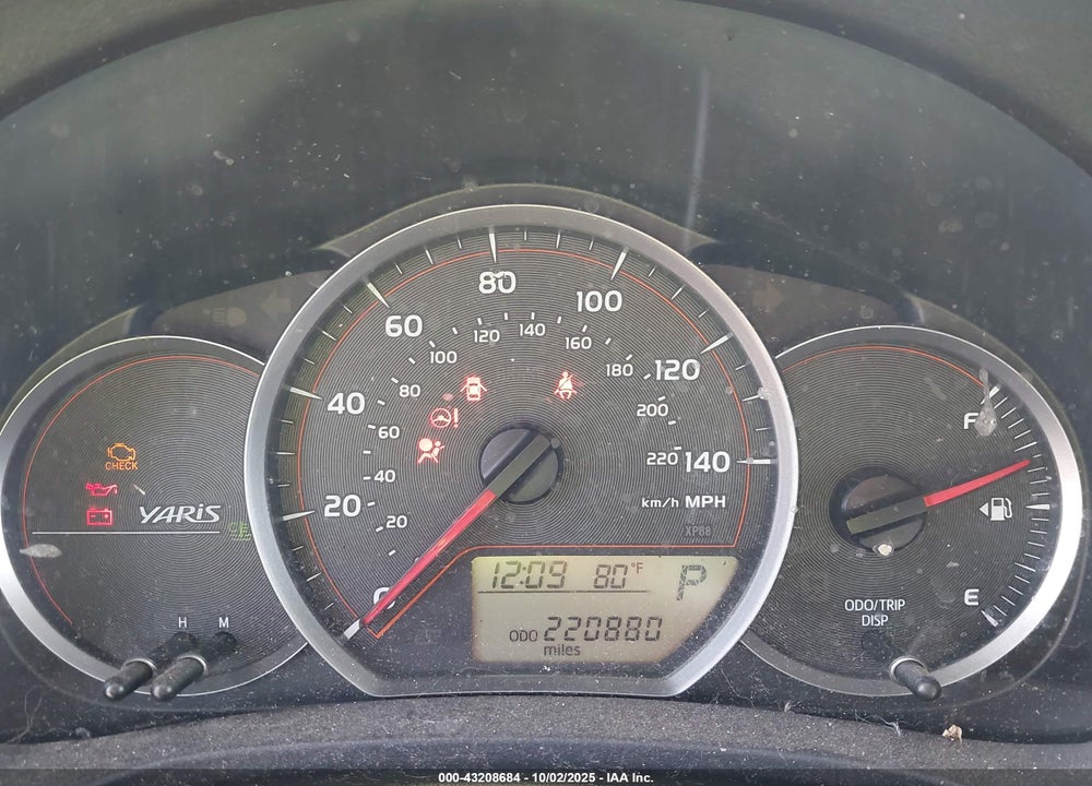 2012 TOYOTA YARIS L VIN: JTDJTUD37CD515873