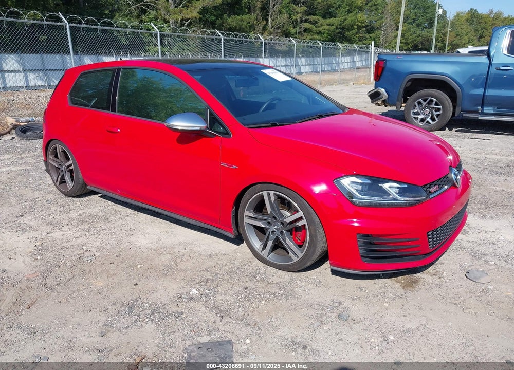 2016 VOLKSWAGEN GOLF GTI SE W/PERFORMANCE PACKAGE 2-DOOR VIN: 3VWY47AU3GM002623
