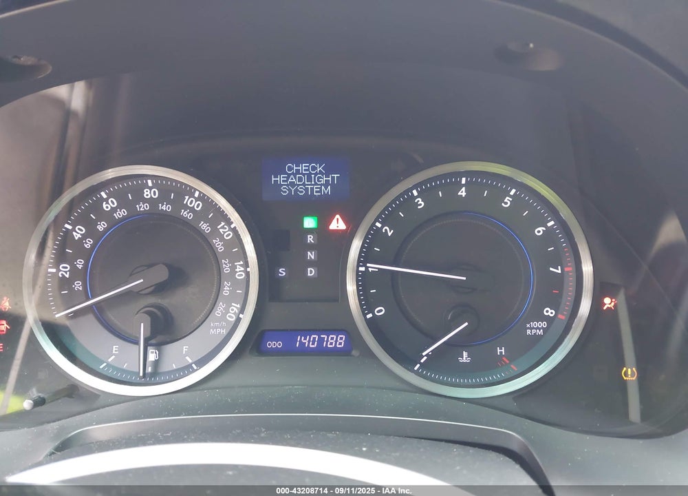 2012 LEXUS IS 250 VIN: JTHCF5C24C5058219
