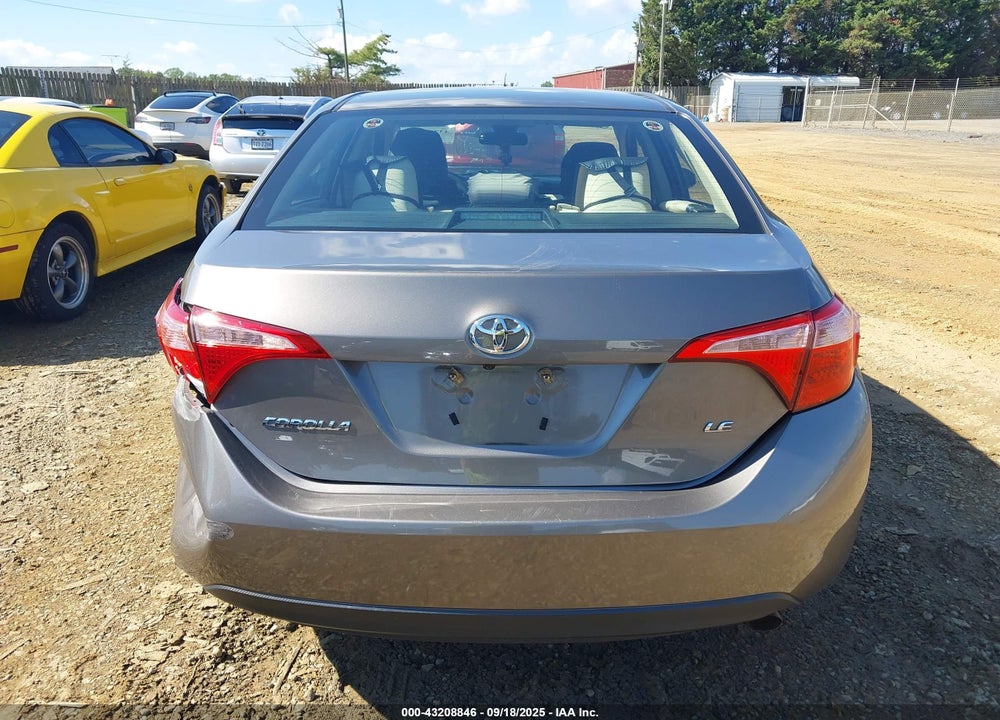 2018 TOYOTA COROLLA LE VIN: 2T1BURHE6JC979273