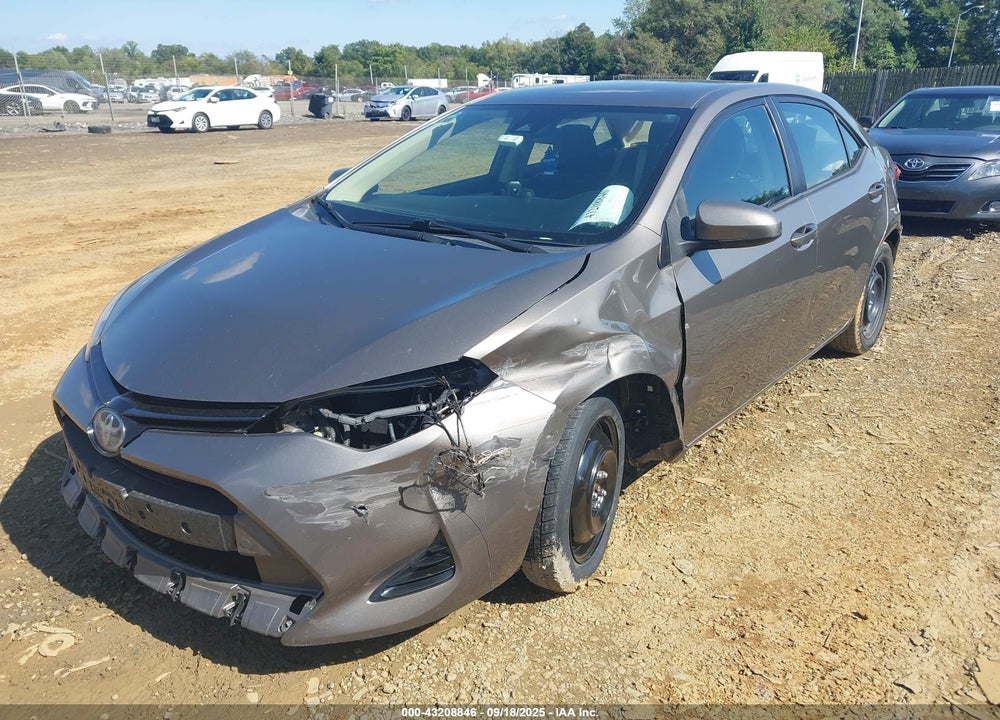 2018 TOYOTA COROLLA LE VIN: 2T1BURHE6JC979273