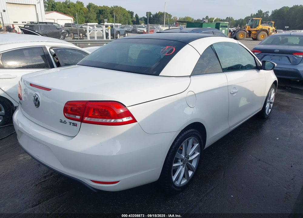2013 VOLKSWAGEN EOS VIN: WVWBW8AH0DV009364
