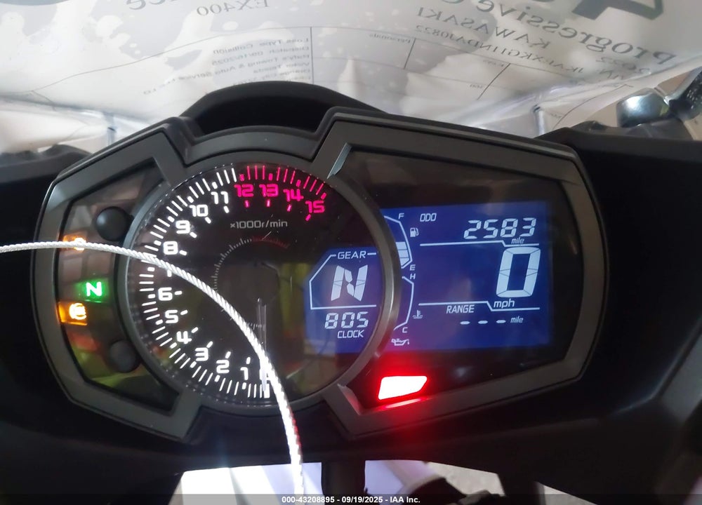 2022 KAWASAKI EX400 VIN: JKAEXKG11NDAJ0822