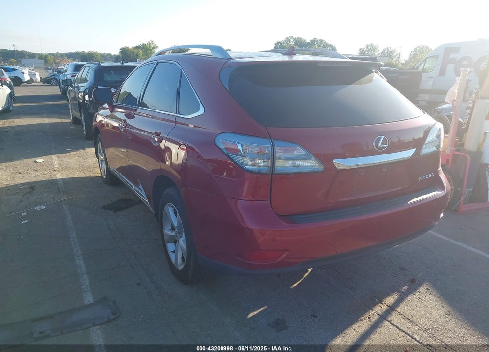 2012 LEXUS RX 350 VIN: 2T2BK1BA1CC145875