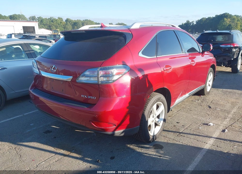2012 LEXUS RX 350 VIN: 2T2BK1BA1CC145875