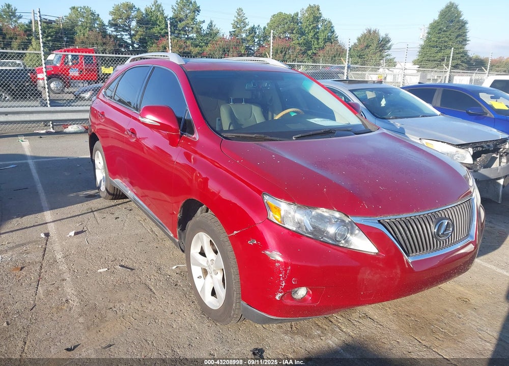 2012 LEXUS RX 350 VIN: 2T2BK1BA1CC145875
