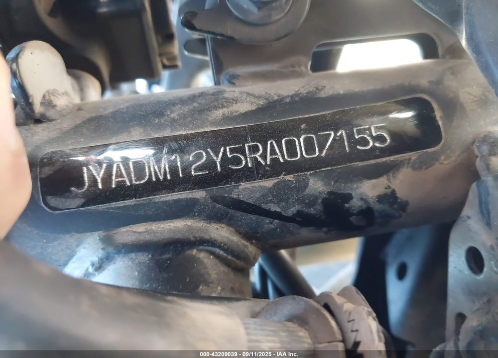 2024 YAMAHA XTZ690 VIN: JYADM12Y5RA007155
