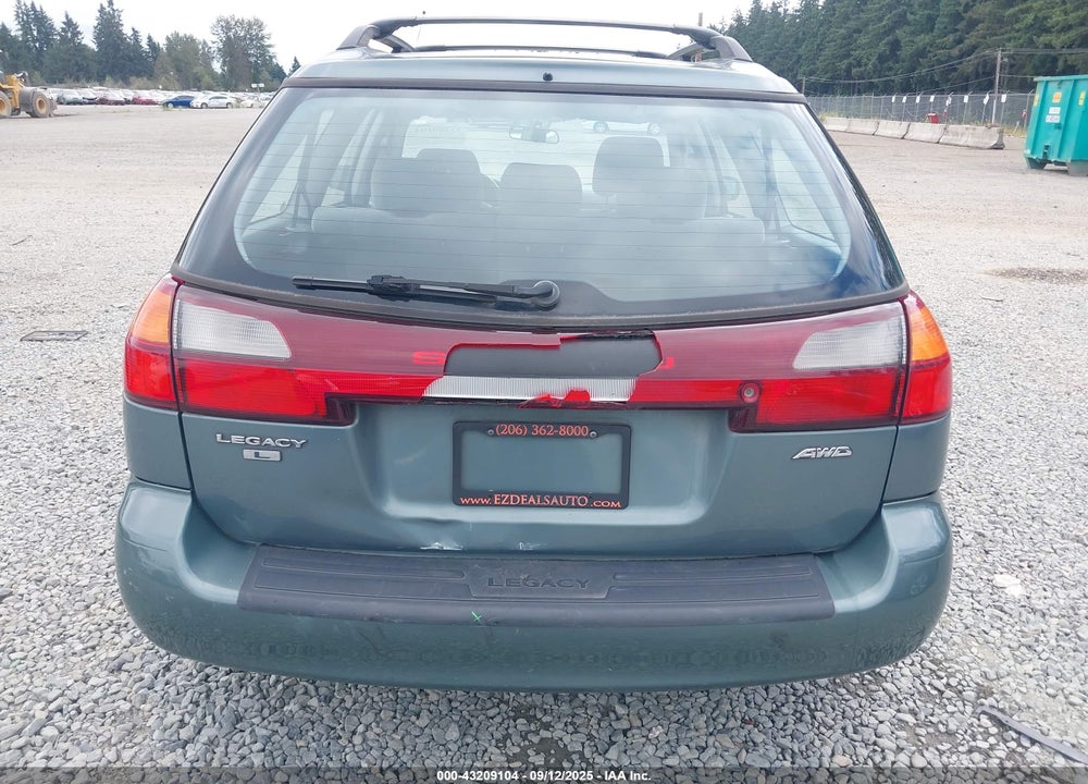 2001 SUBARU LEGACY L VIN: 4S3BH635716307370