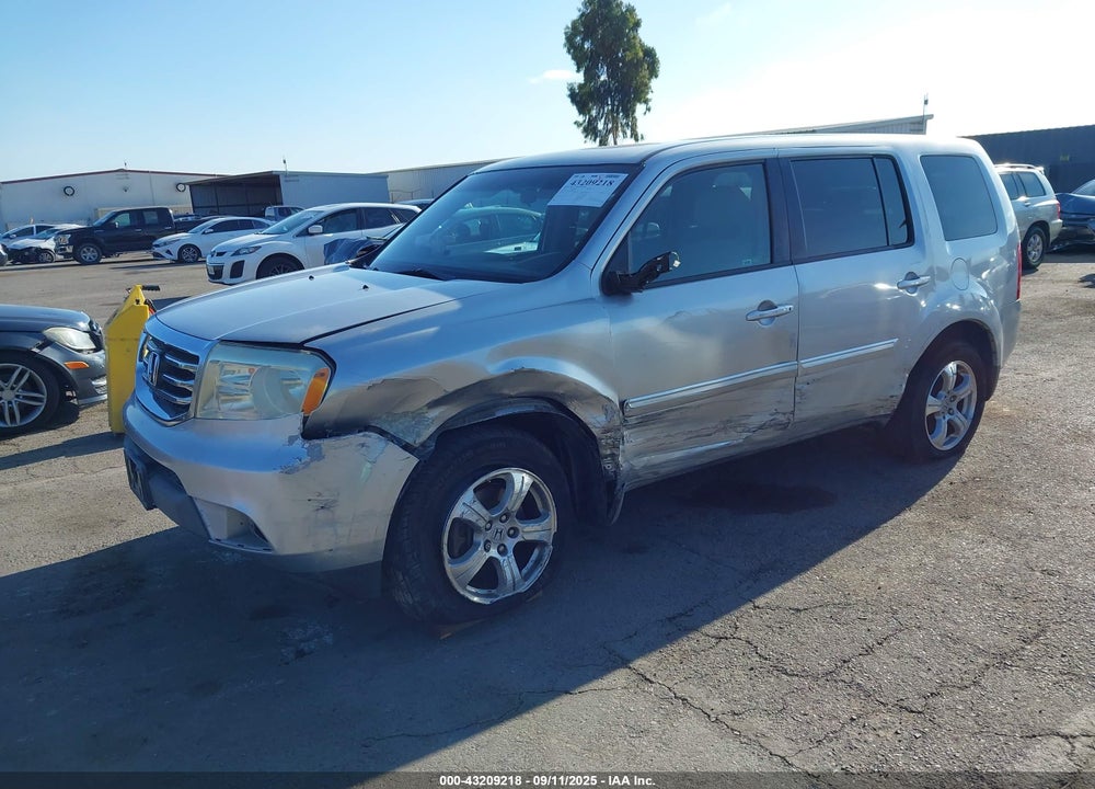 2012 HONDA PILOT EX VIN: 5FNYF3H41CB025053
