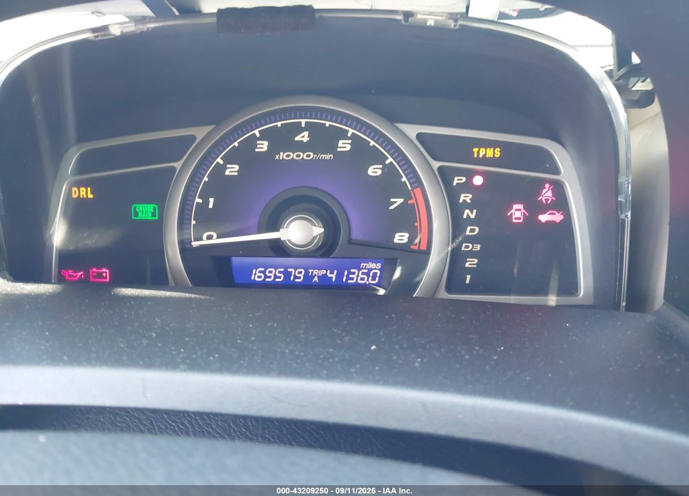 2009 HONDA CIVIC VIN: 19XFA16559E016344