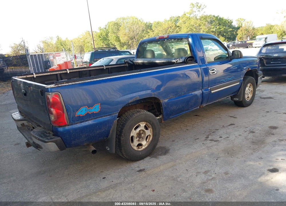 2004 CHEVROLET SILVERADO 1500 LS VIN: 1GCEK14V04E109403