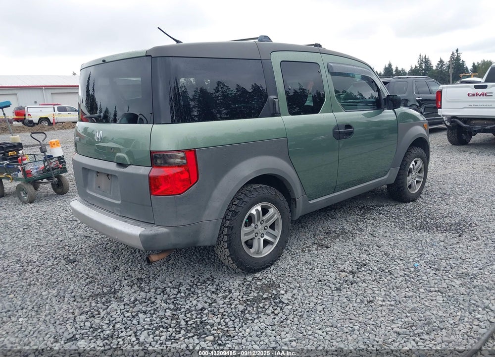 2004 HONDA ELEMENT LX VIN: 5J6YH18334L014621