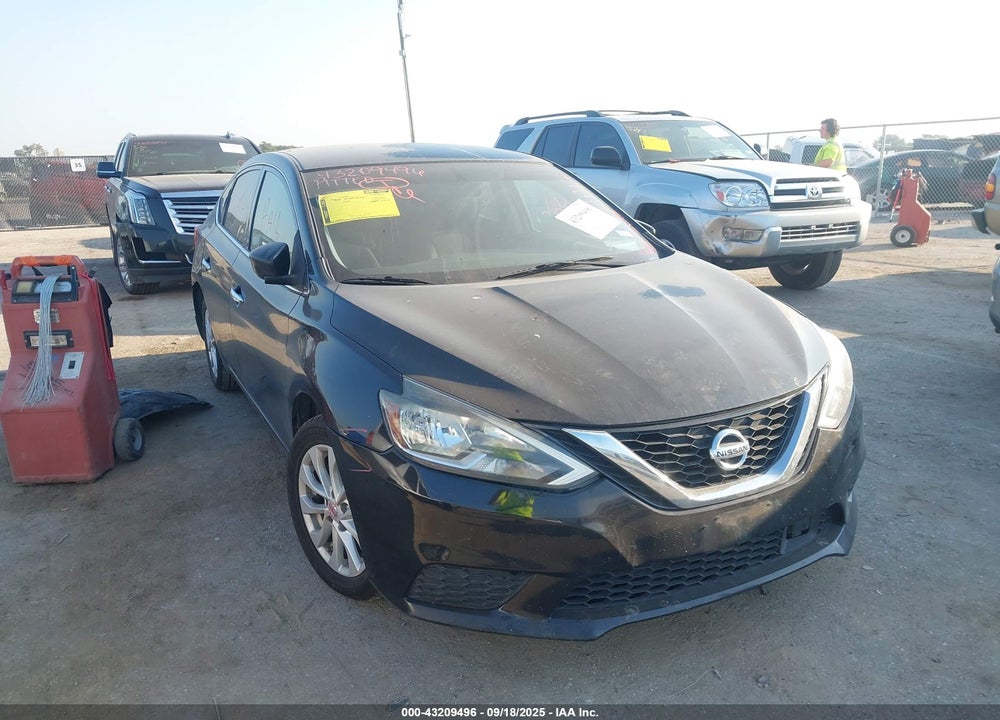2018 NISSAN SENTRA SV VIN: 3N1AB7AP6JY205481