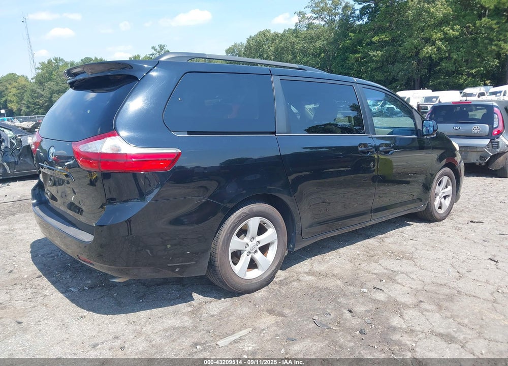 2015 TOYOTA SIENNA LE 8 PASSENGER VIN: 5TDKK3DC9FS555415