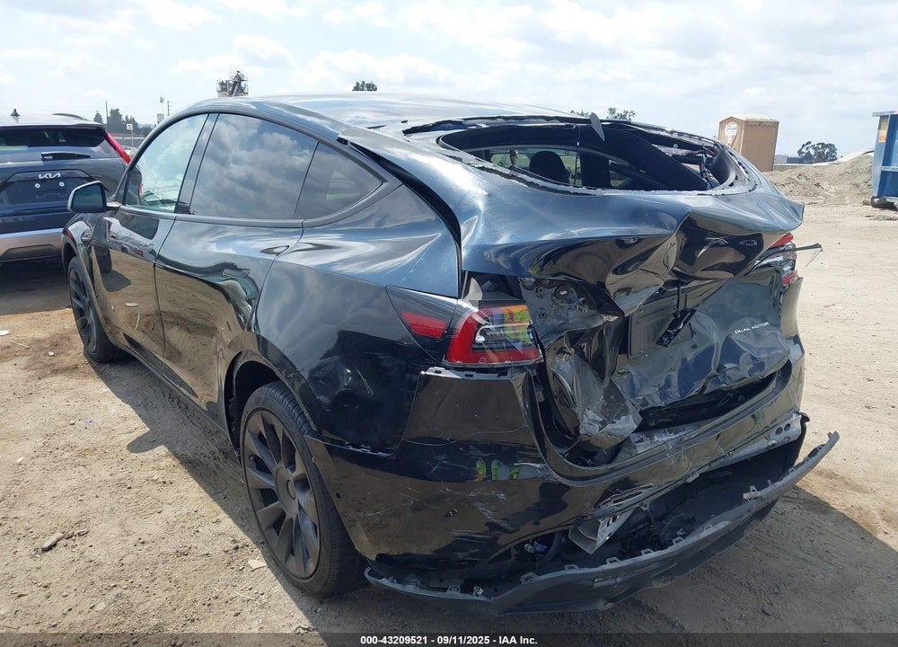 2021 TESLA MODEL Y LONG RANGE DUAL MOTOR ALL-WHEEL DRIVE VIN: 5YJYGDEE2MF282871