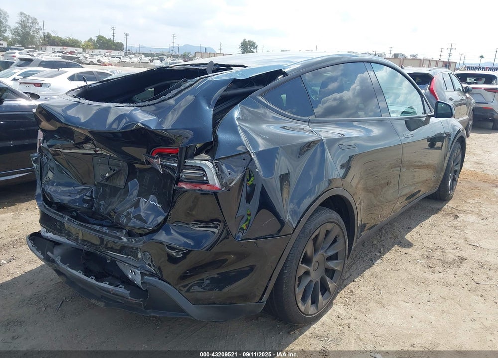 2021 TESLA MODEL Y LONG RANGE DUAL MOTOR ALL-WHEEL DRIVE VIN: 5YJYGDEE2MF282871