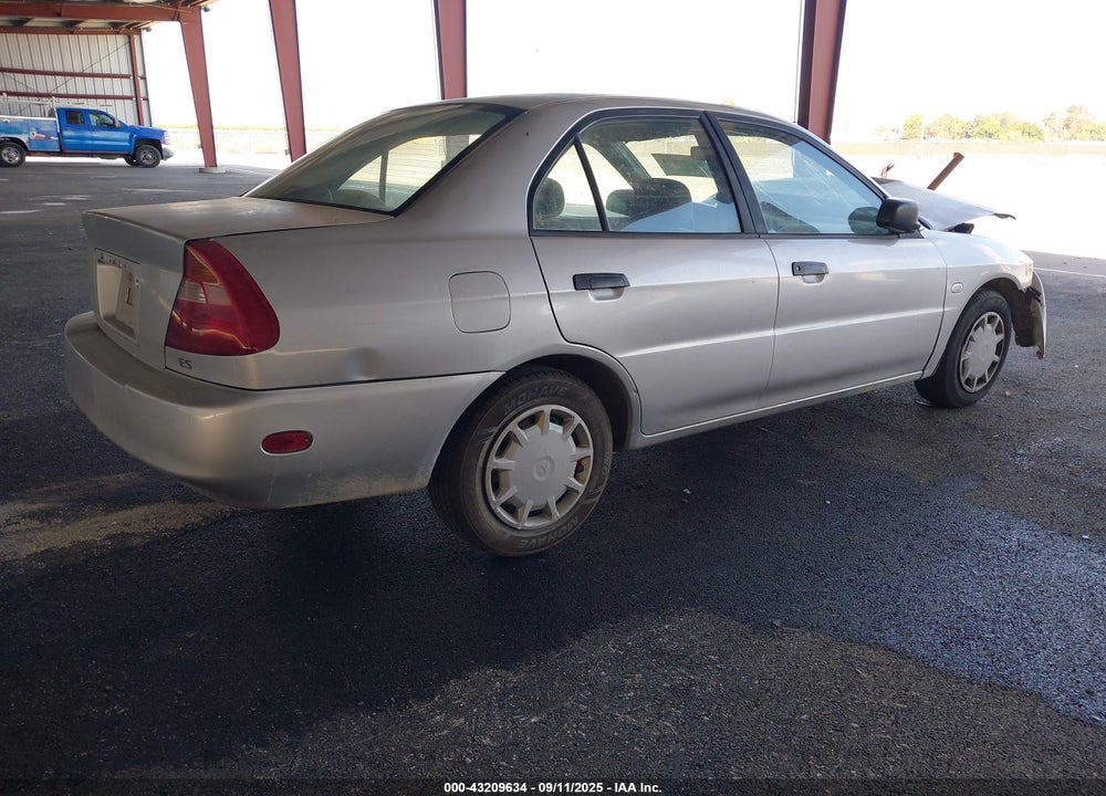 2001 MITSUBISHI MIRAGE ES VIN: JA3AY26C91U002171
