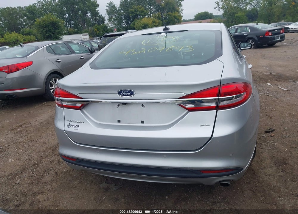 2017 FORD FUSION SE VIN: 3FA6P0H78HR173449