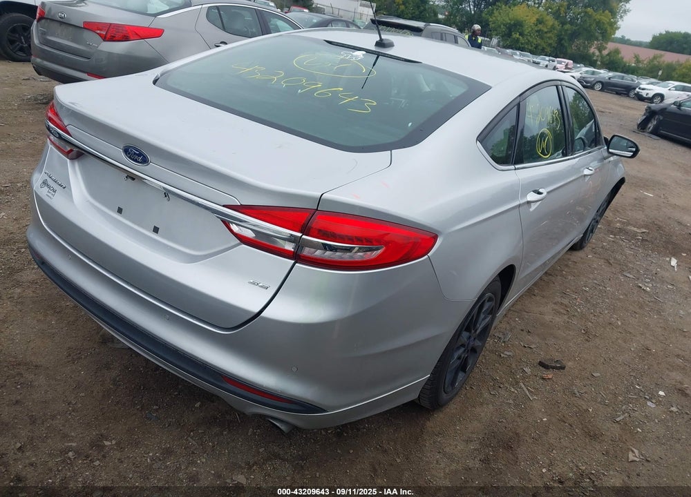 2017 FORD FUSION SE VIN: 3FA6P0H78HR173449
