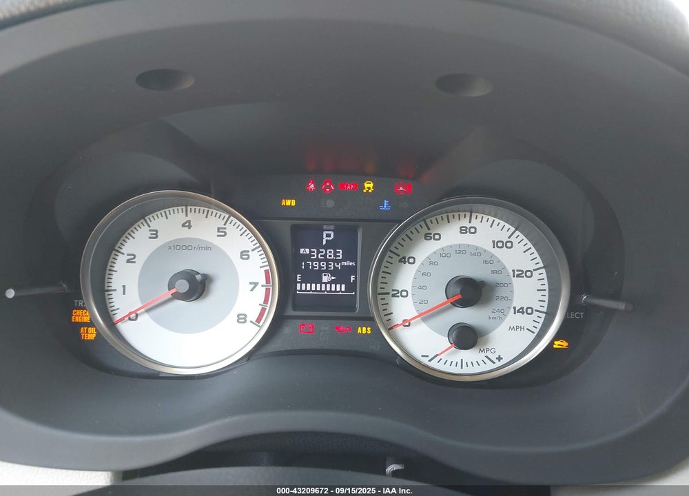 2014 SUBARU IMPREZA 2.0I SPORT LIMITED VIN: JF1GPAR66E8310336
