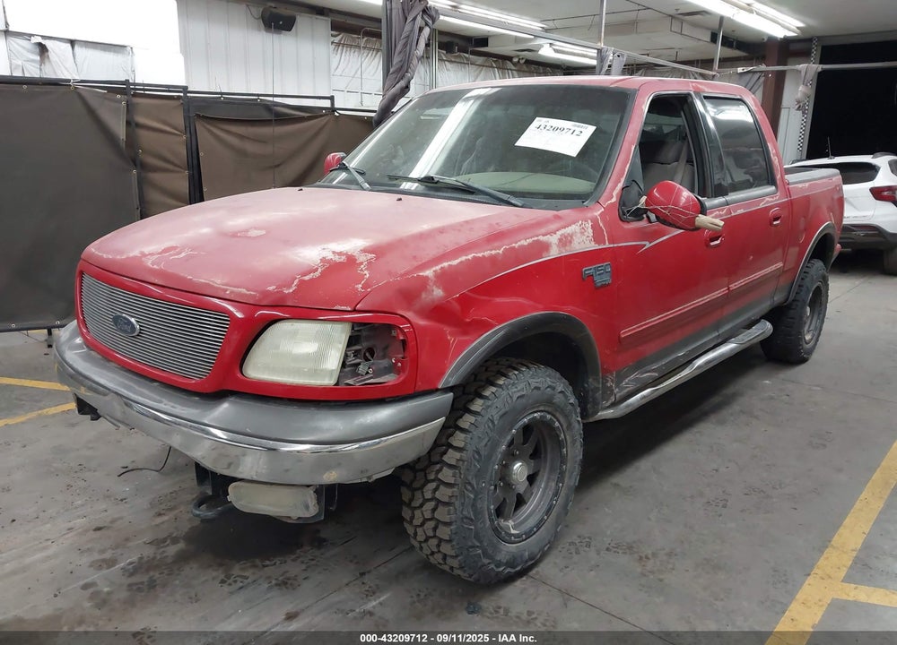 2002 FORD F-150 LARIAT/XLT VIN: 1FTRW08L82KD18587