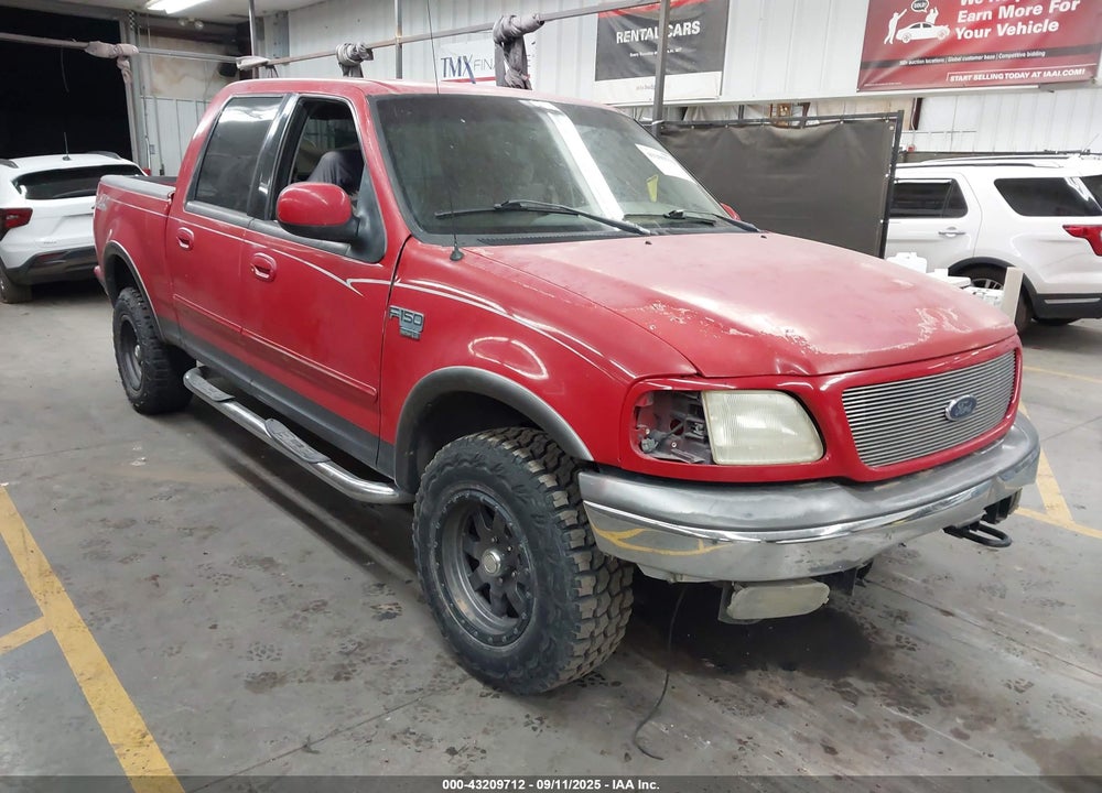 2002 FORD F-150 LARIAT/XLT VIN: 1FTRW08L82KD18587