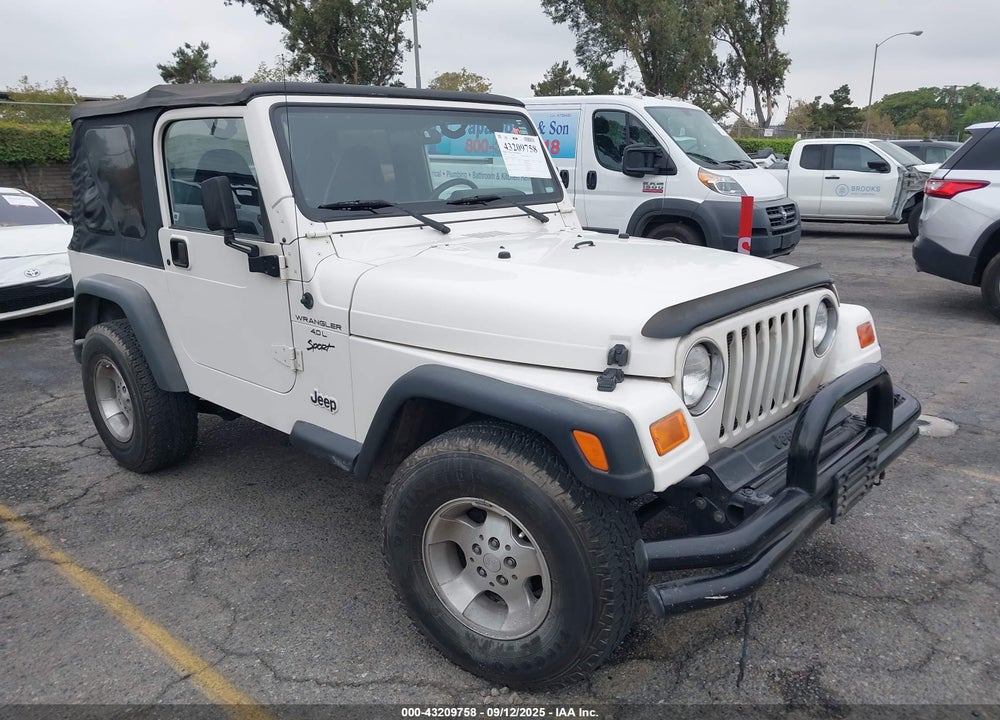 2001 JEEP WRANGLER SPORT VIN: 1J4FA49S51P365974