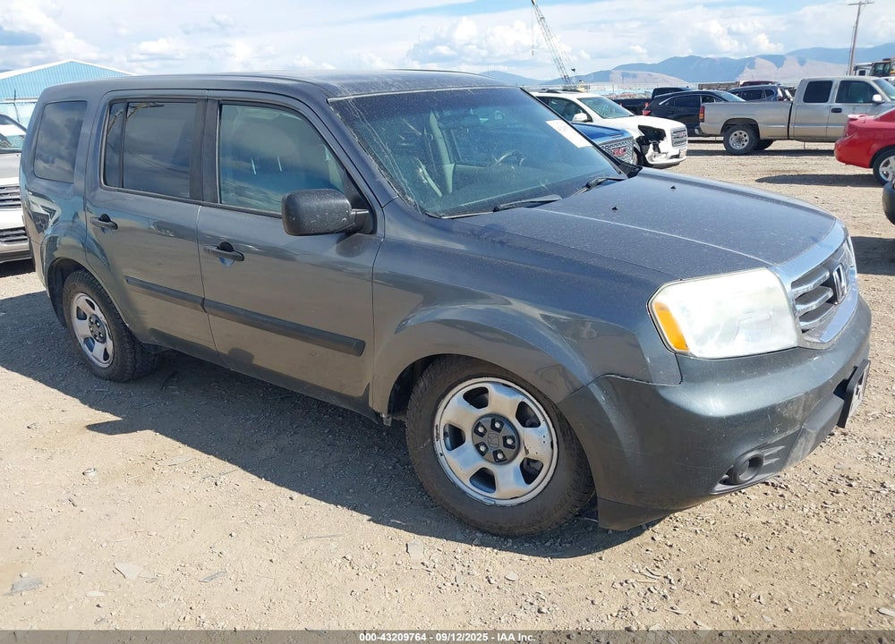 2013 HONDA PILOT LX VIN: 5FNYF4H22DB020935