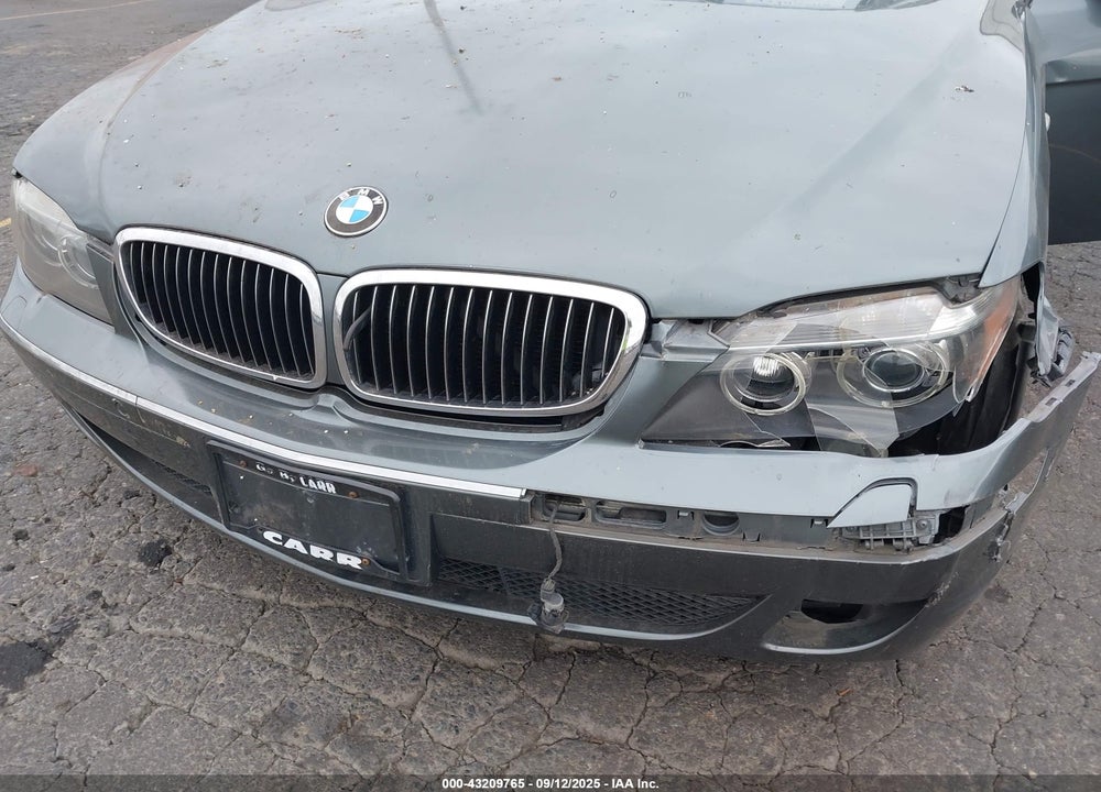 2006 BMW 750LI VIN: WBAHN83516DT62931