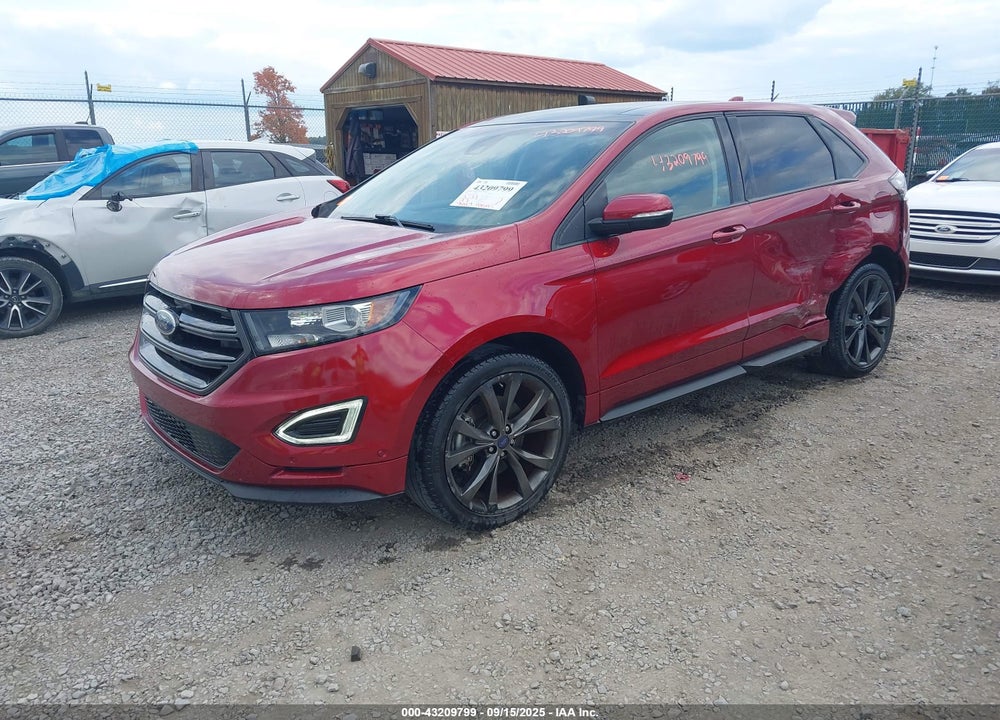 2015 FORD EDGE SPORT VIN: 2FMTK4AP1FBC02942