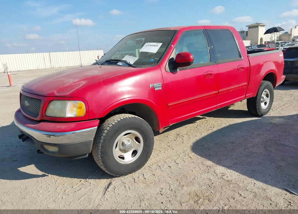 2002 FORD F-150 VIN: 1FTRW08L72KD60362