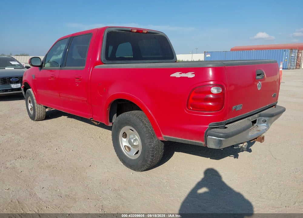 2002 FORD F-150 VIN: 1FTRW08L72KD60362
