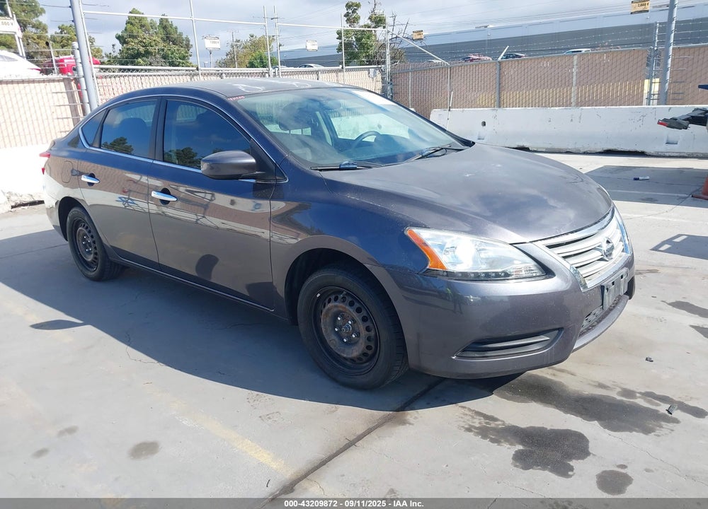 2014 NISSAN SENTRA S VIN: 3N1AB7AP9EY249058