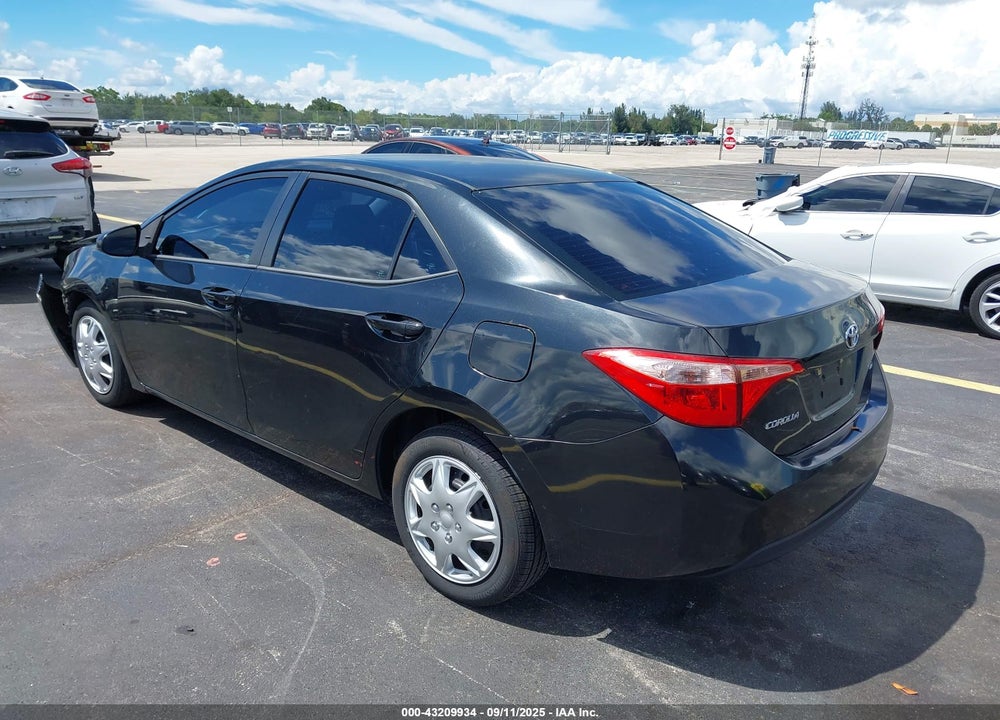 2017 TOYOTA COROLLA LE VIN: 2T1BURHE8HC897961
