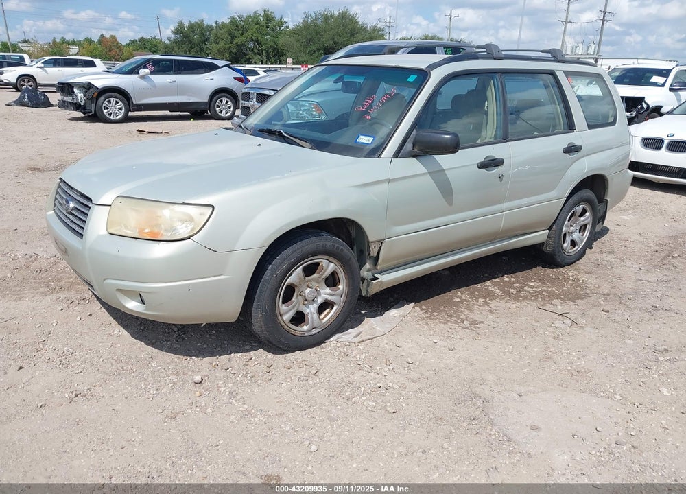 2007 SUBARU FORESTER 2.5X VIN: JF1SG63637H706288