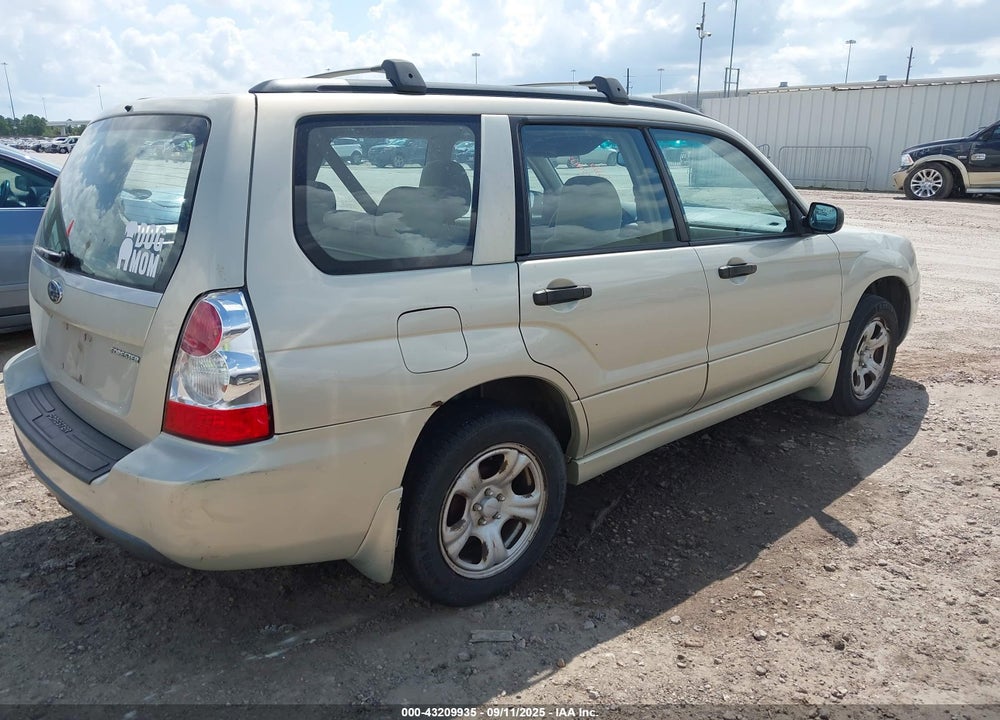 2007 SUBARU FORESTER 2.5X VIN: JF1SG63637H706288