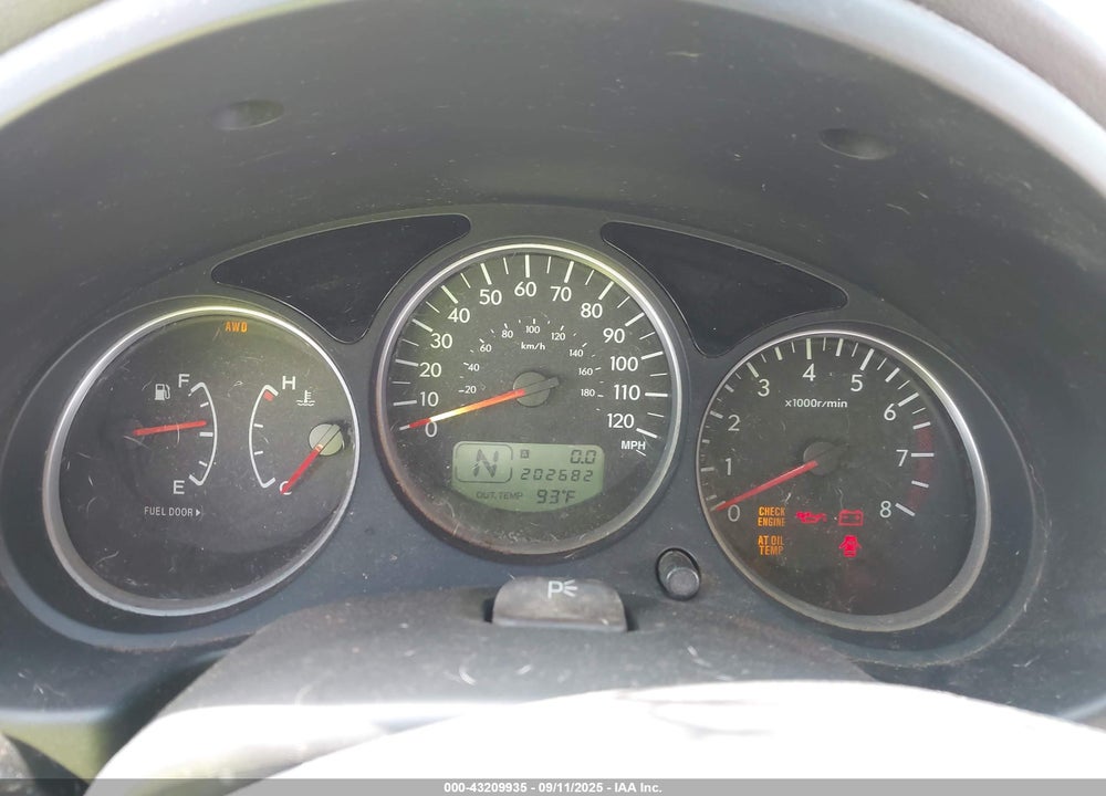 2007 SUBARU FORESTER 2.5X VIN: JF1SG63637H706288