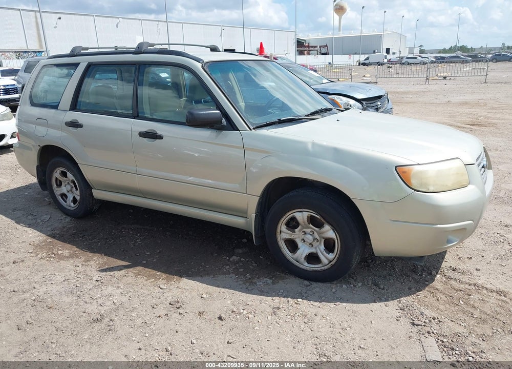 2007 SUBARU FORESTER 2.5X VIN: JF1SG63637H706288
