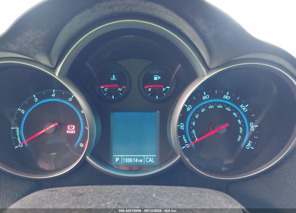 2013 CHEVROLET CRUZE VIN: 1G1PH5SBXD7298002