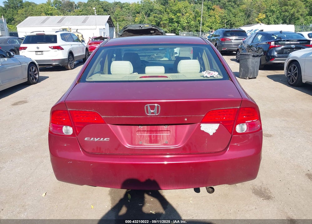 2007 HONDA CIVIC LX VIN: 1HGFA16507L029699