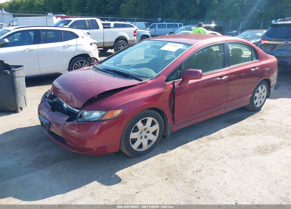 2007 HONDA CIVIC LX VIN: 1HGFA16507L029699
