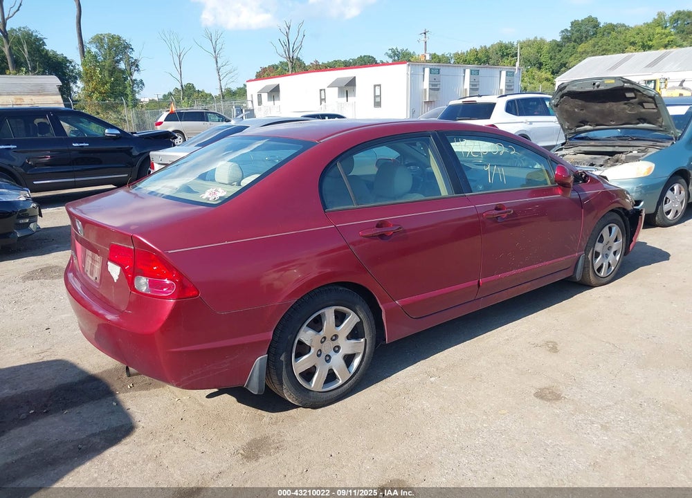 2007 HONDA CIVIC LX VIN: 1HGFA16507L029699