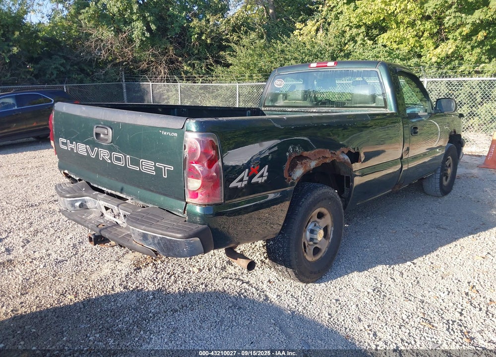 2004 CHEVROLET SILVERADO 1500 WORK TRUCK VIN: 1GCEK14V64Z328374
