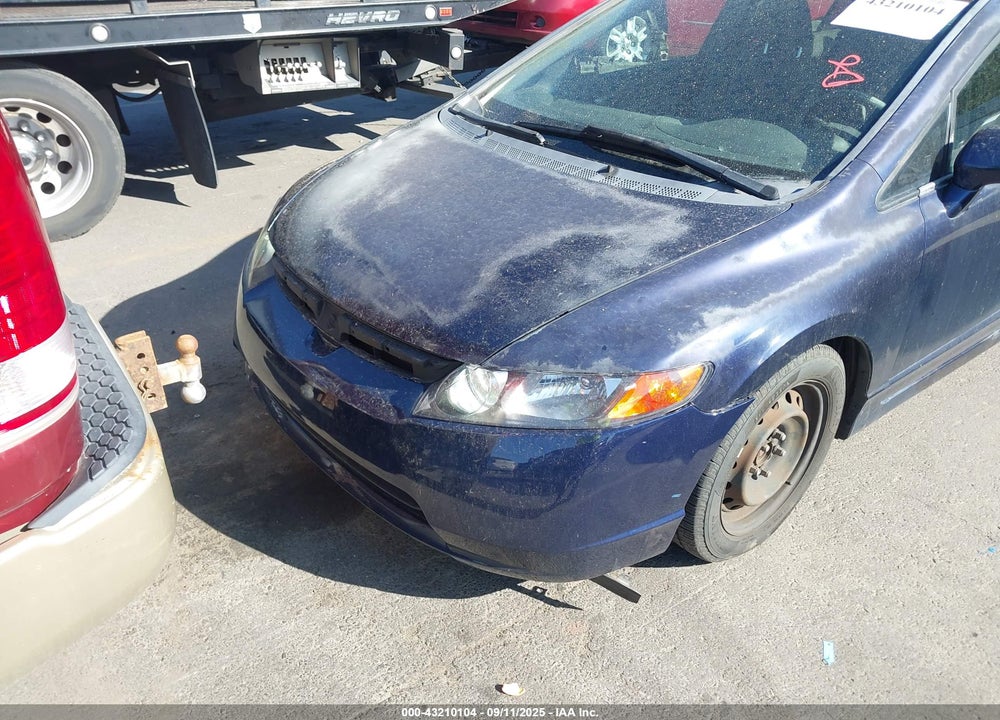 2007 HONDA CIVIC LX VIN: JHMFA165X7S004845