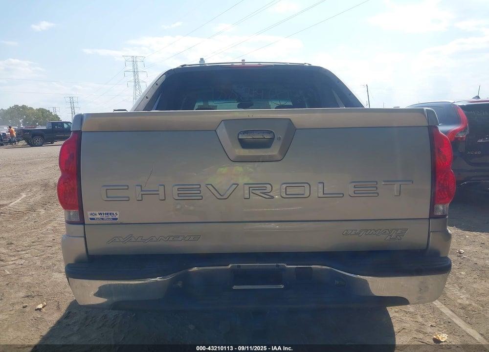 2006 CHEVROLET AVALANCHE 1500 Z66 VIN: 3GNEC12ZX6G188844