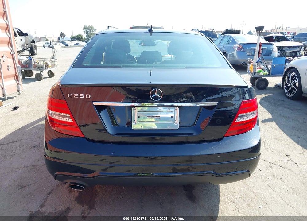 2012 MERCEDES-BENZ C CLASS VIN: WDDGF4HB6CA715508